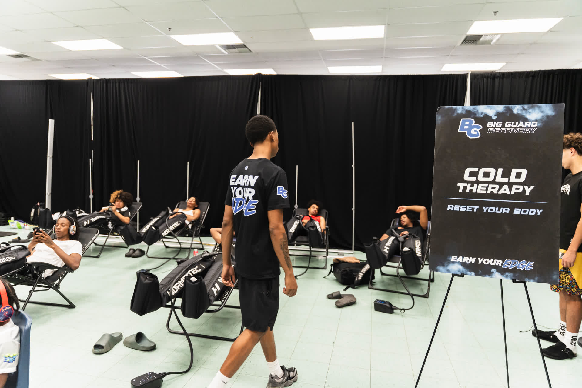 Cold therapy corner of the zone